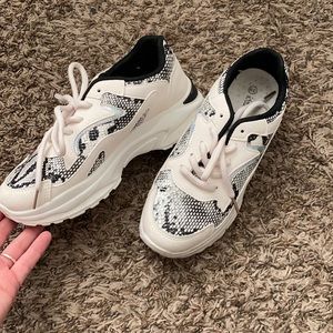 Snakeskin sneakers